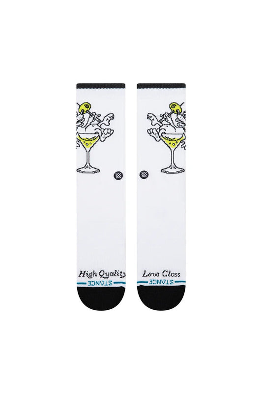 High Quality Low Class Crew Sock - White