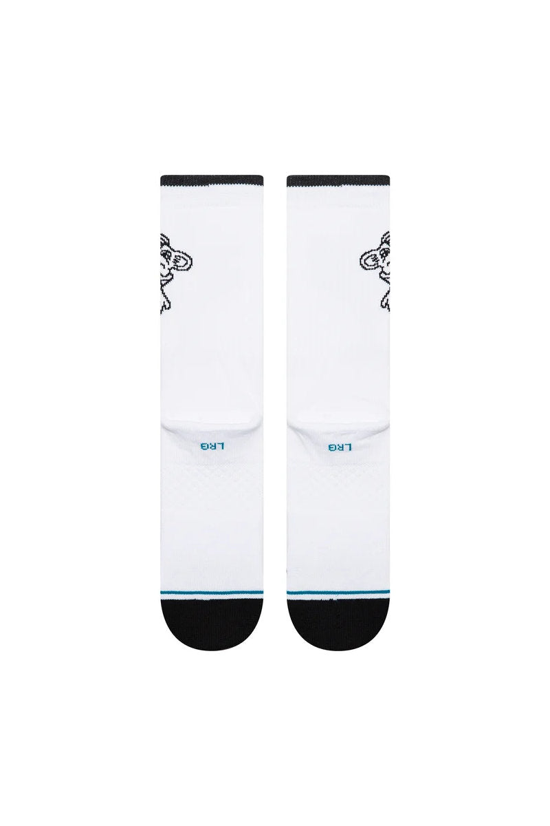 High Quality Low Class Crew Sock - White