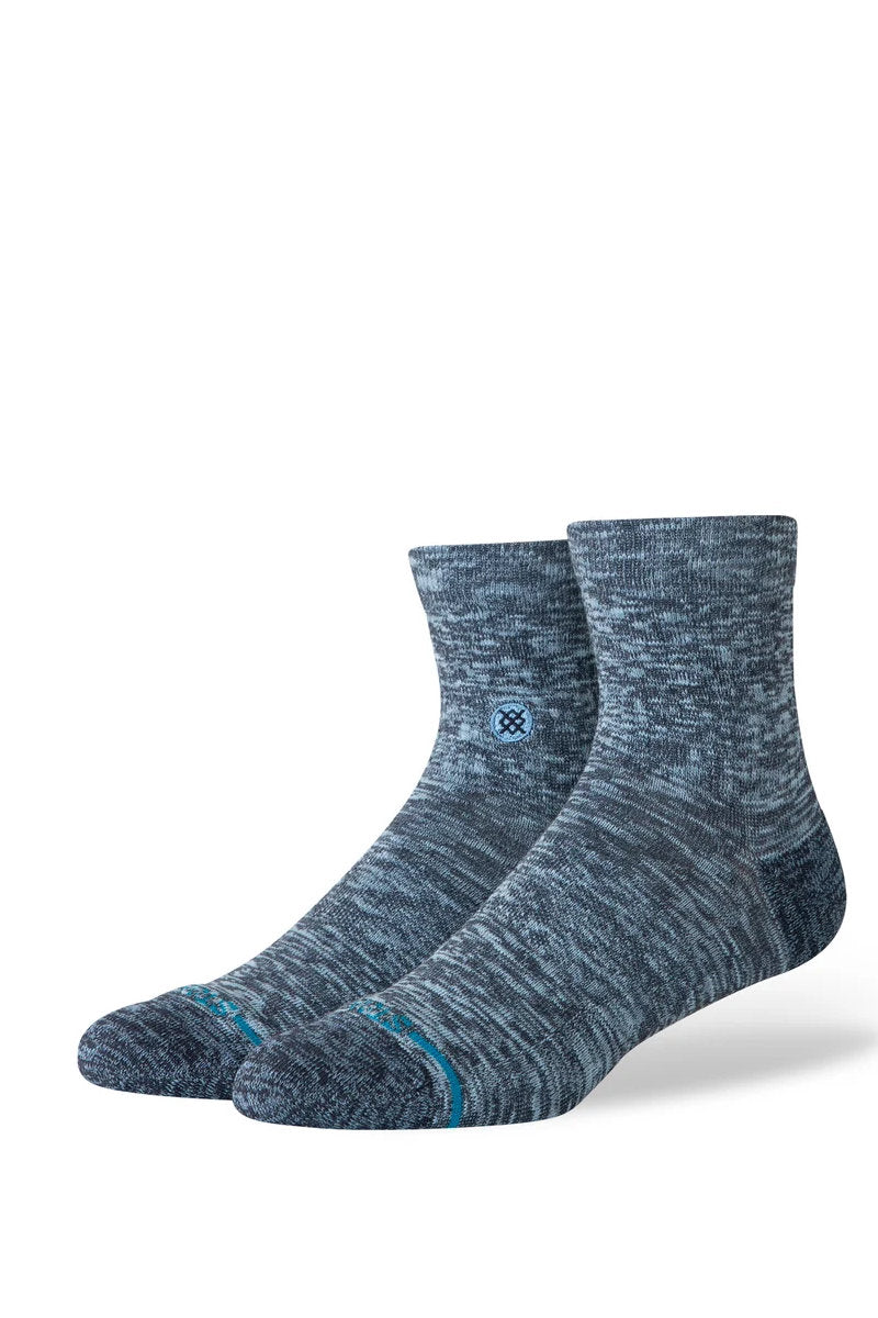 Slub Quarter Sock - NVY