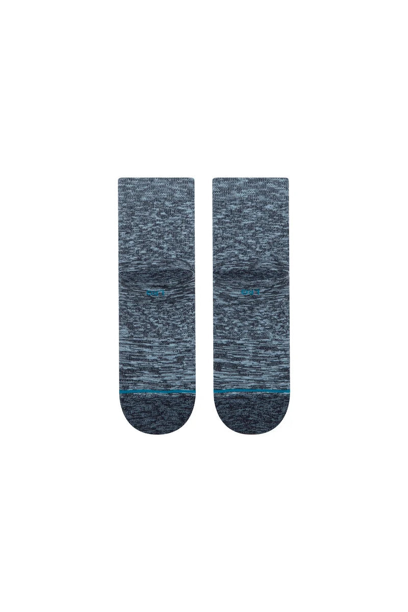 Slub Quarter Sock - NVY