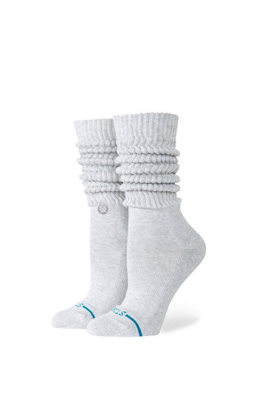 Icon Slouch Crew Sock - Heather Gray - HGR