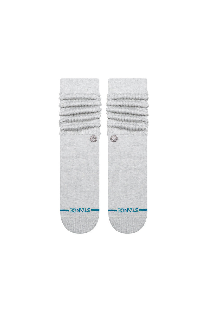 Icon Slouch Crew Sock - Heather Gray - HGR