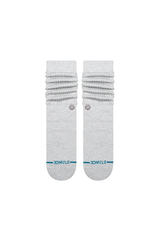 Icon Slouch Crew Sock - Heather Gray - HGR