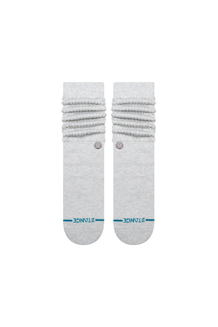 Icon Slouch Crew Sock - Heather Gray - HGR