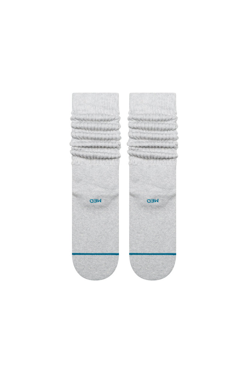 Icon Slouch Crew Sock - Heather Gray - HGR