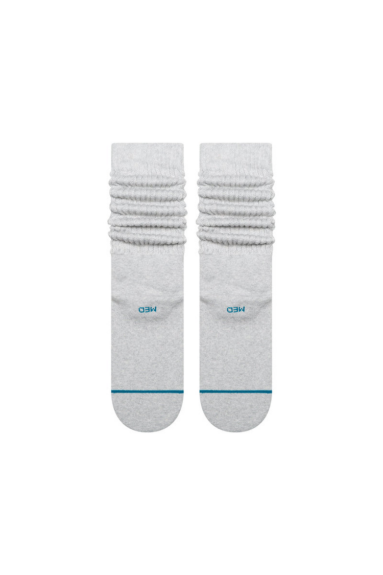 Icon Slouch Crew Sock - Heather Gray - HGR