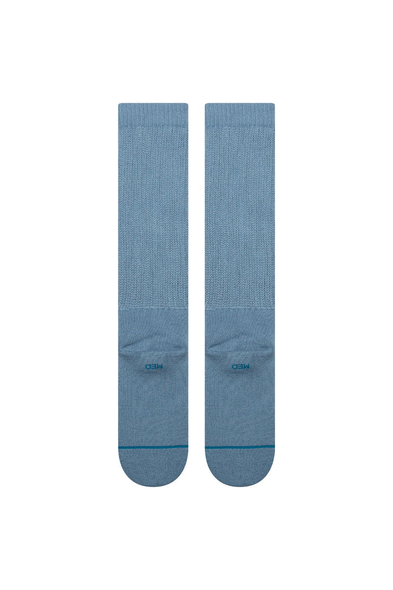 Icon Slouch Crew Sock - Windward Blue - WIB