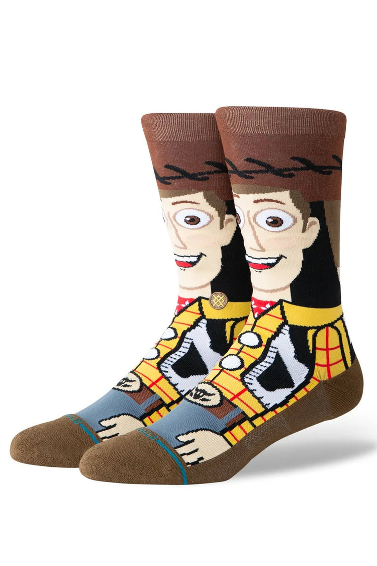 Toy Story x Stance Woody Crew Sock - BRN