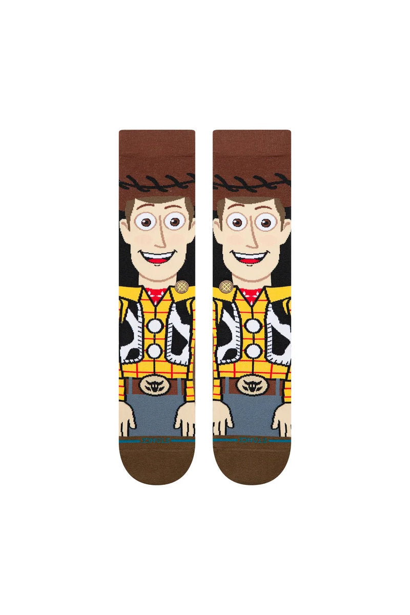 Toy Story x Stance Woody Crew Sock - BRN
