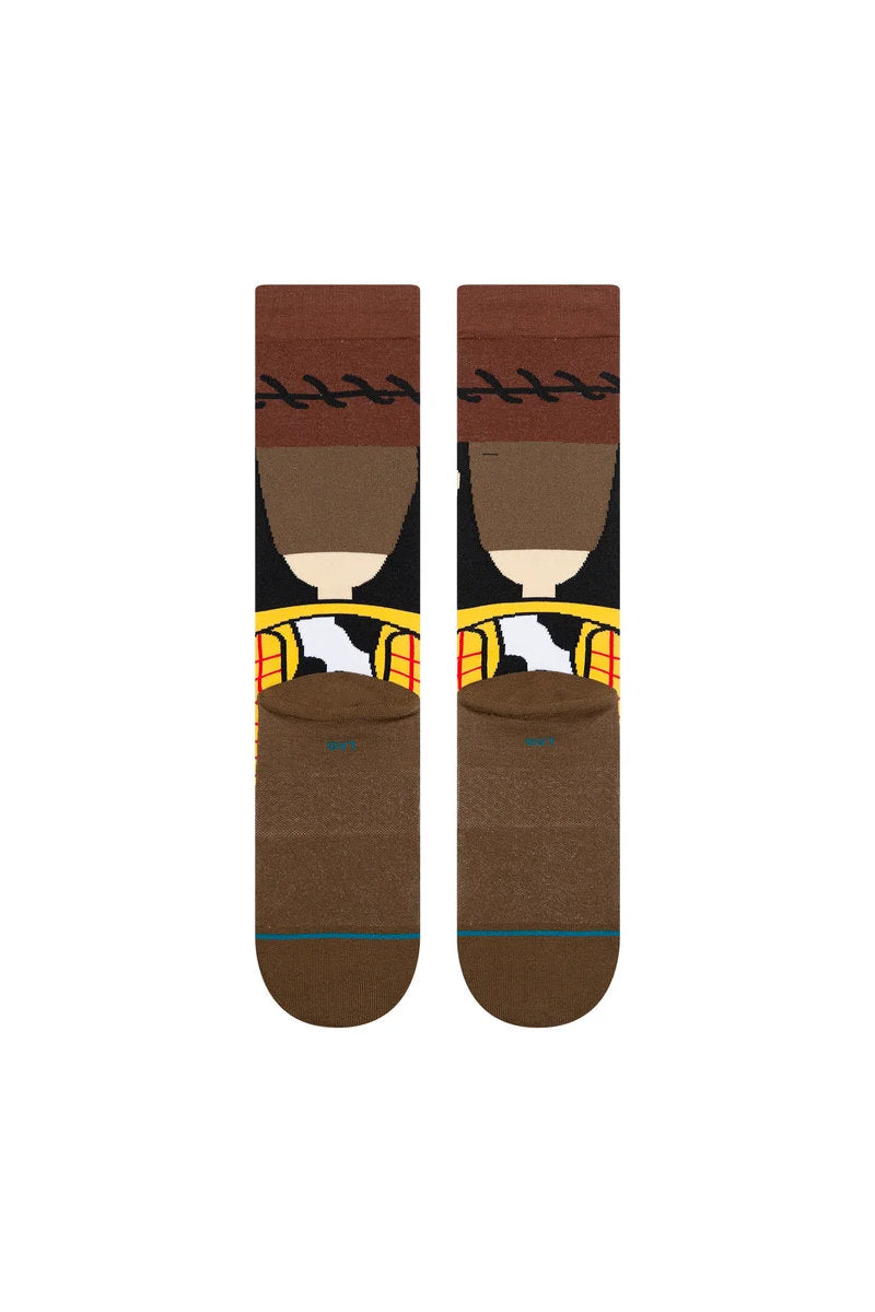 Toy Story x Stance Woody Crew Sock - BRN