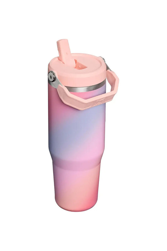 Iceflow Flip Straw Tumbler 30 oz - Sunset Spiral - SUN