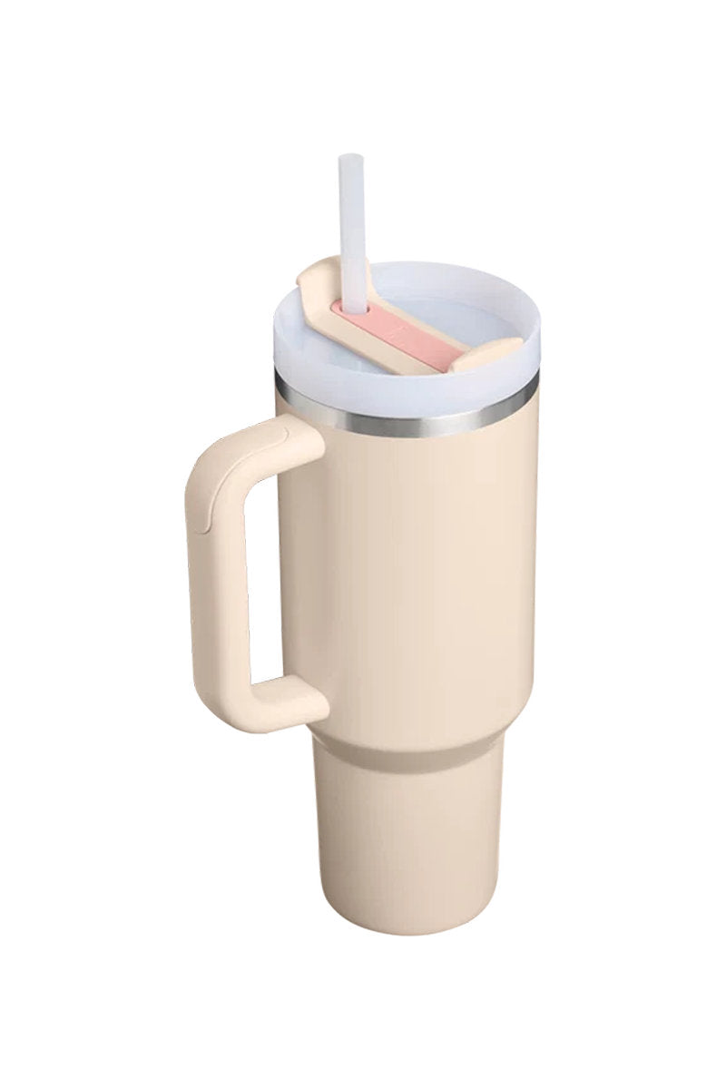 Quencher H2.0 Flowstate Tumbler 40 oz - Champagne - CHM
