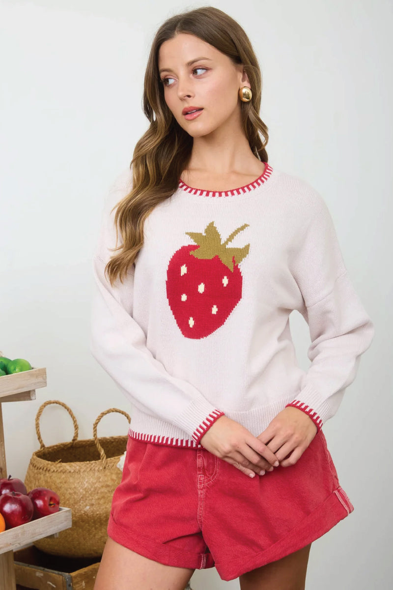 Strawberry Sweater - OAT