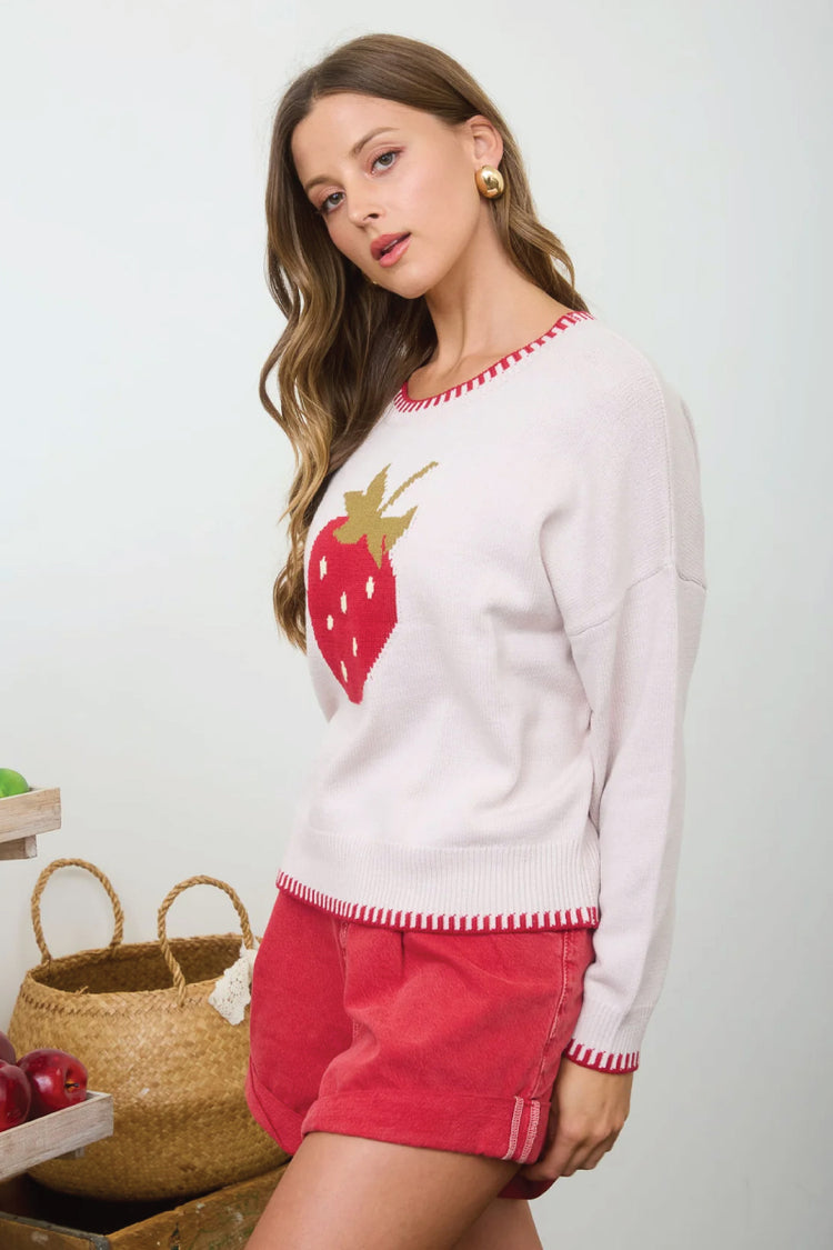 Strawberry Sweater - OAT