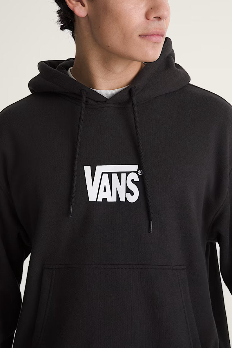 Stretch Logo Pullover Hoodie - BLK