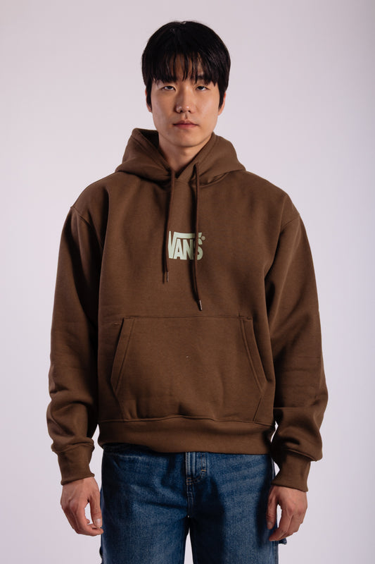 Stretch Logo Pullover Hoodie - BRN