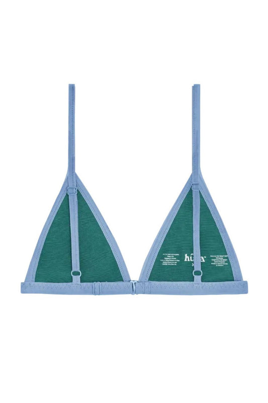 String Bra - Brown / Sky Blue - BRNB