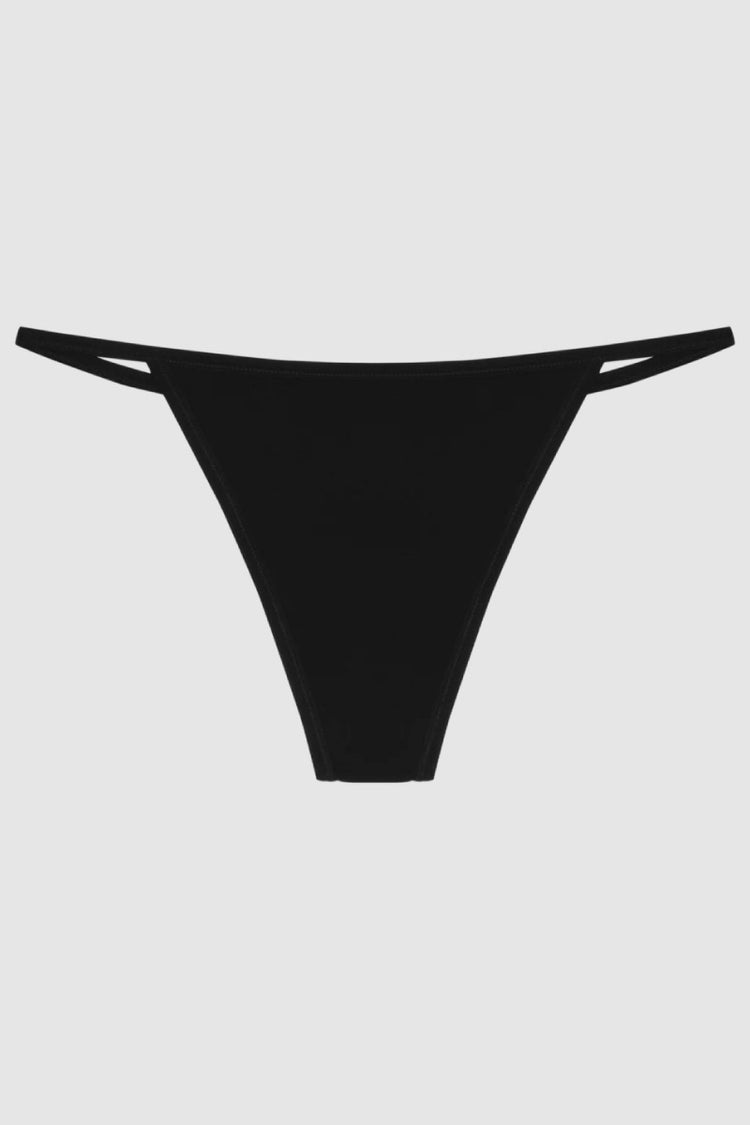 String Thong - Black - BLK