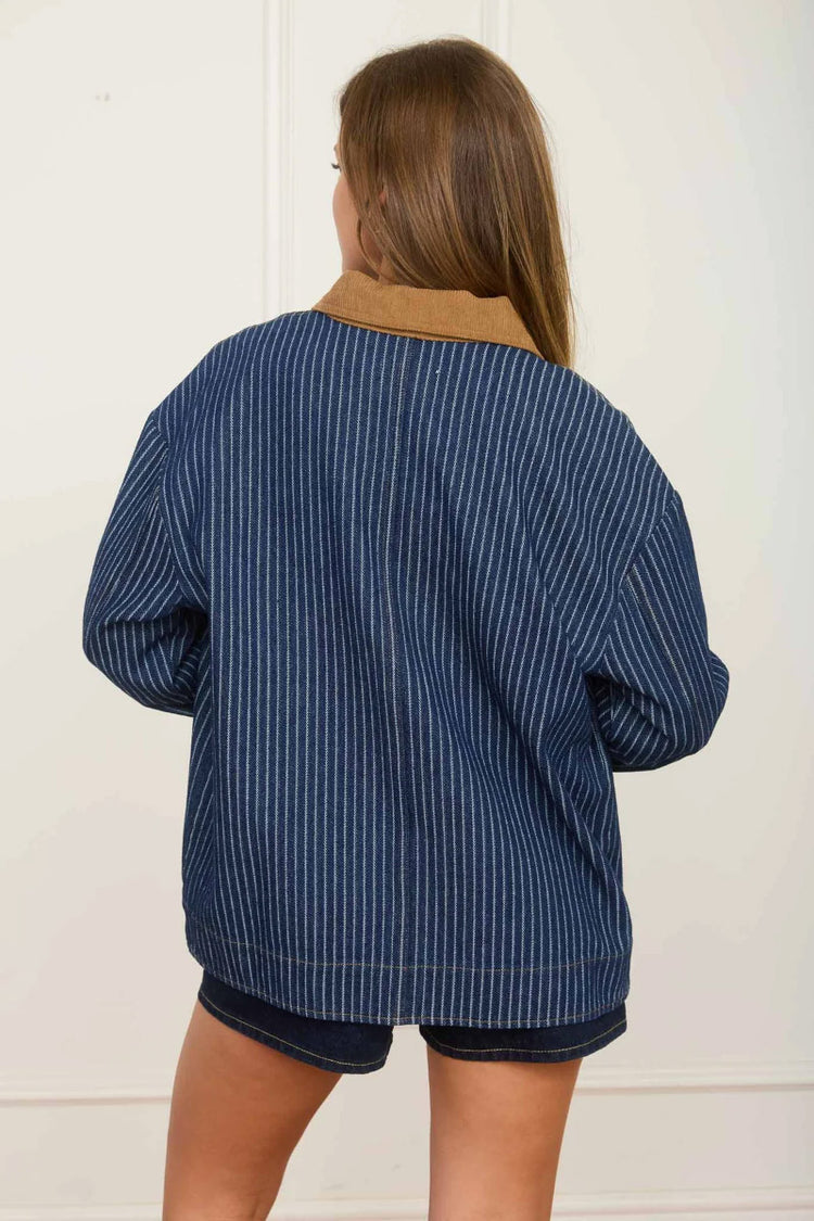 Striped Barn Jacket - IND