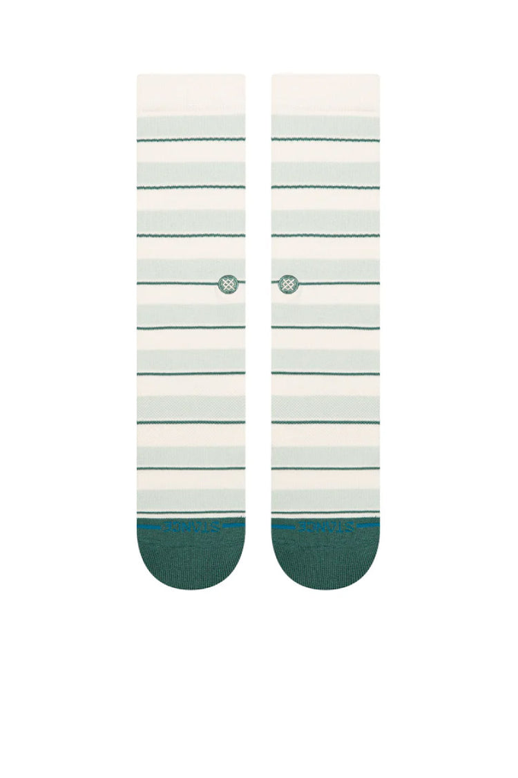 Striped It Crew Sock - TEA