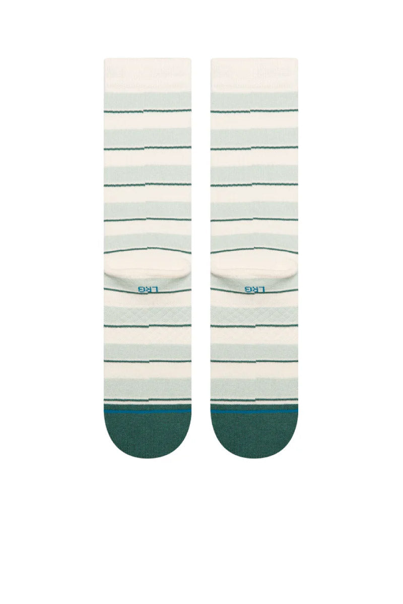 Striped It Crew Sock - TEA