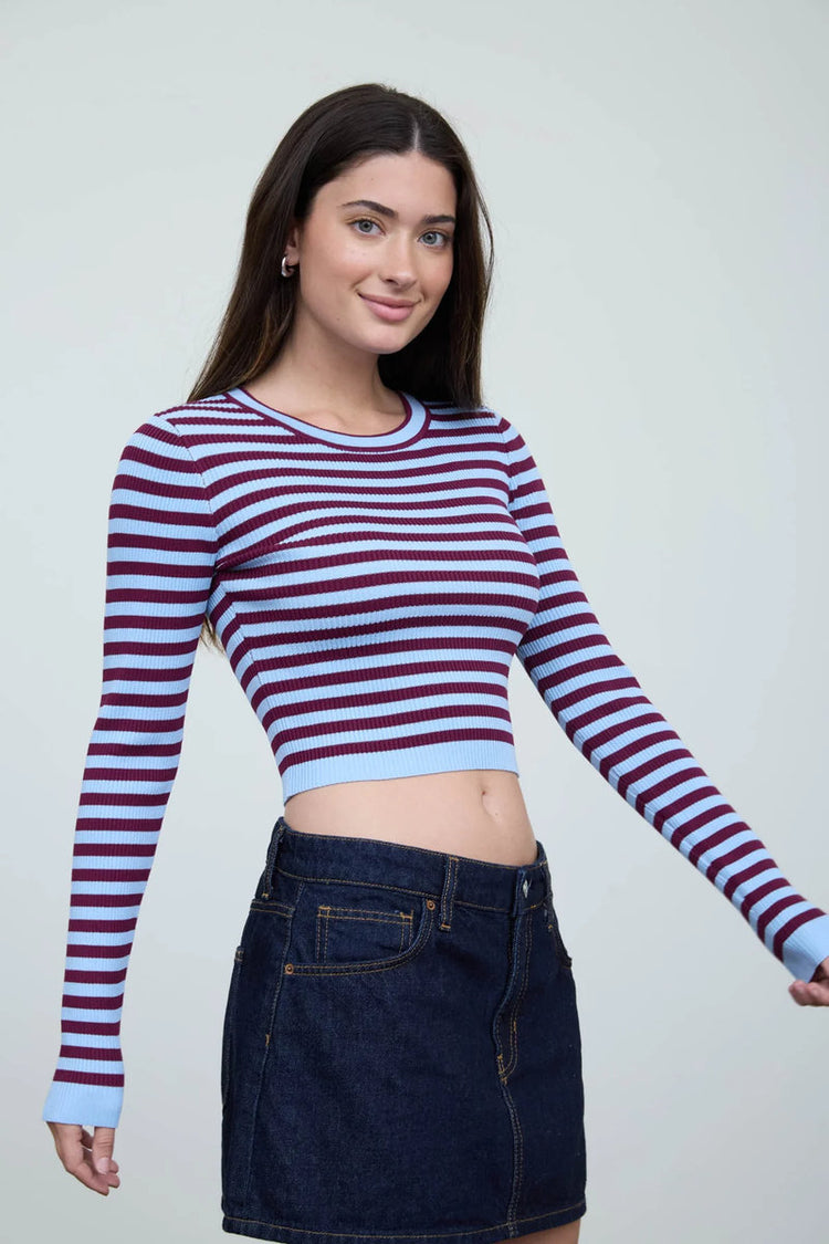 Striped Long Sleeve - BLU