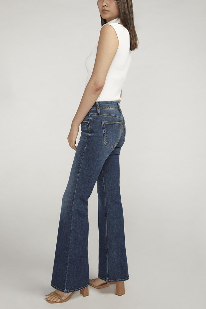 Suki Curvy Fit Midrise Flare Jeans - 31