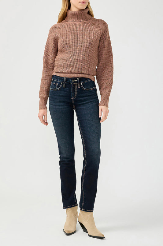 Suki Mid Rise Straight Leg Jeans - 31