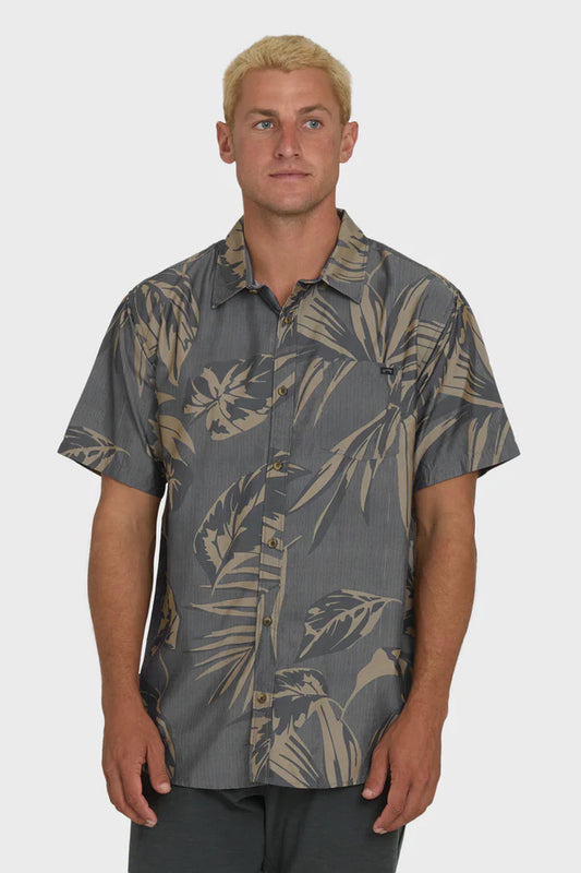 Sundays Lounge Short Sleeve Shirt - BLK