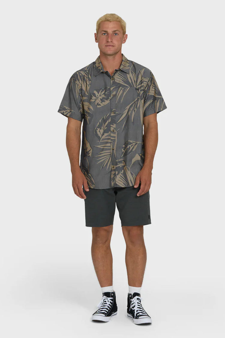 Sundays Lounge Short Sleeve Shirt - BLK