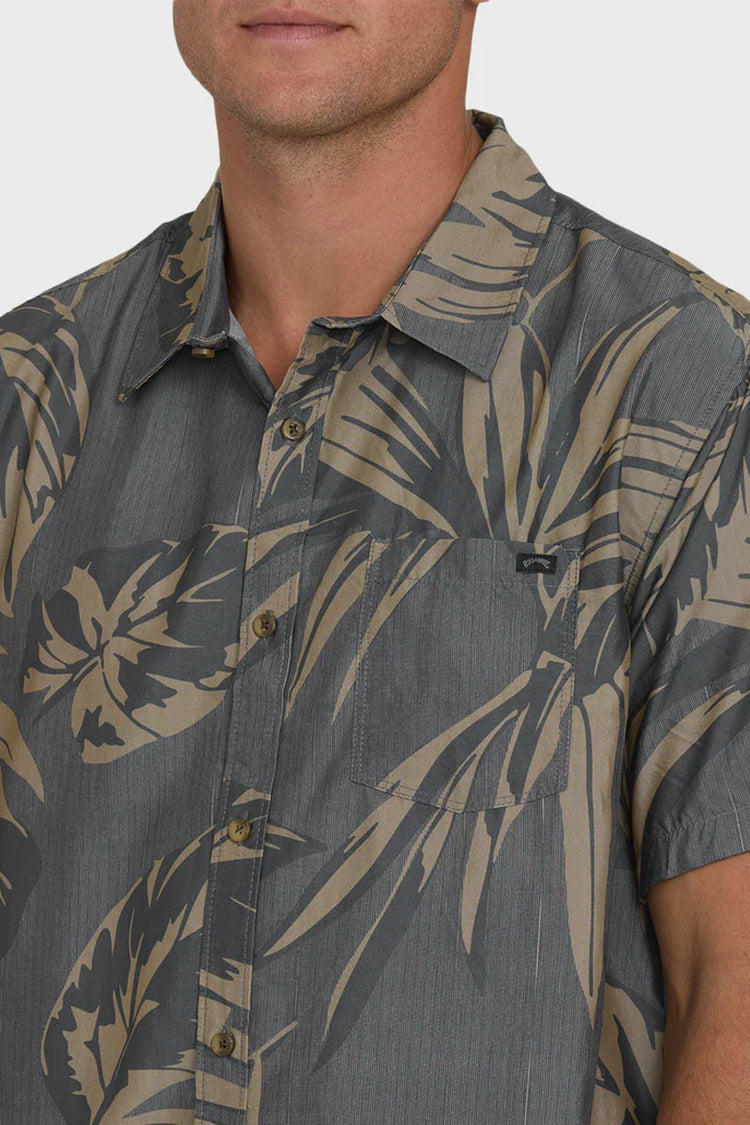 Sundays Lounge Short Sleeve Shirt - BLK
