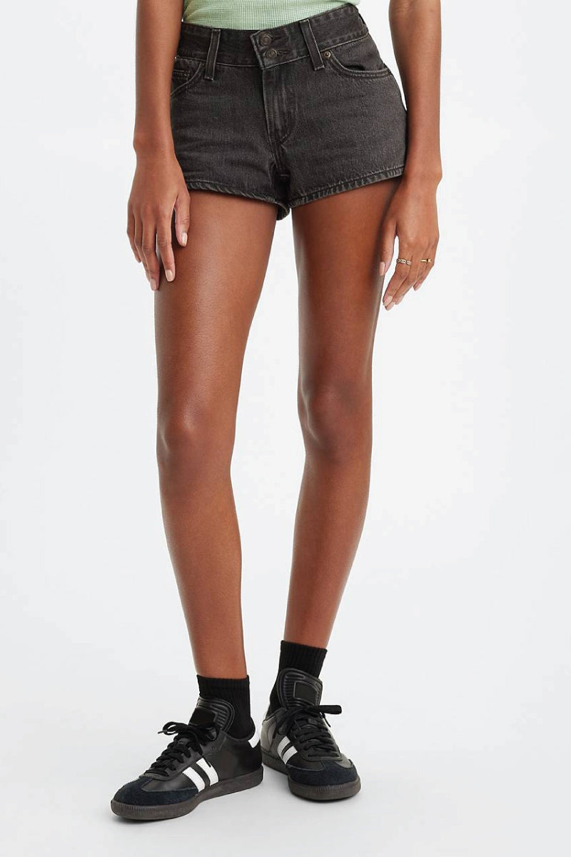 Super low rise denim shorts outlet