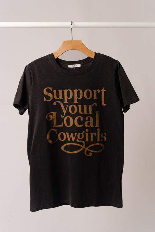 Support Your Local Cowgirls Tee - LAT