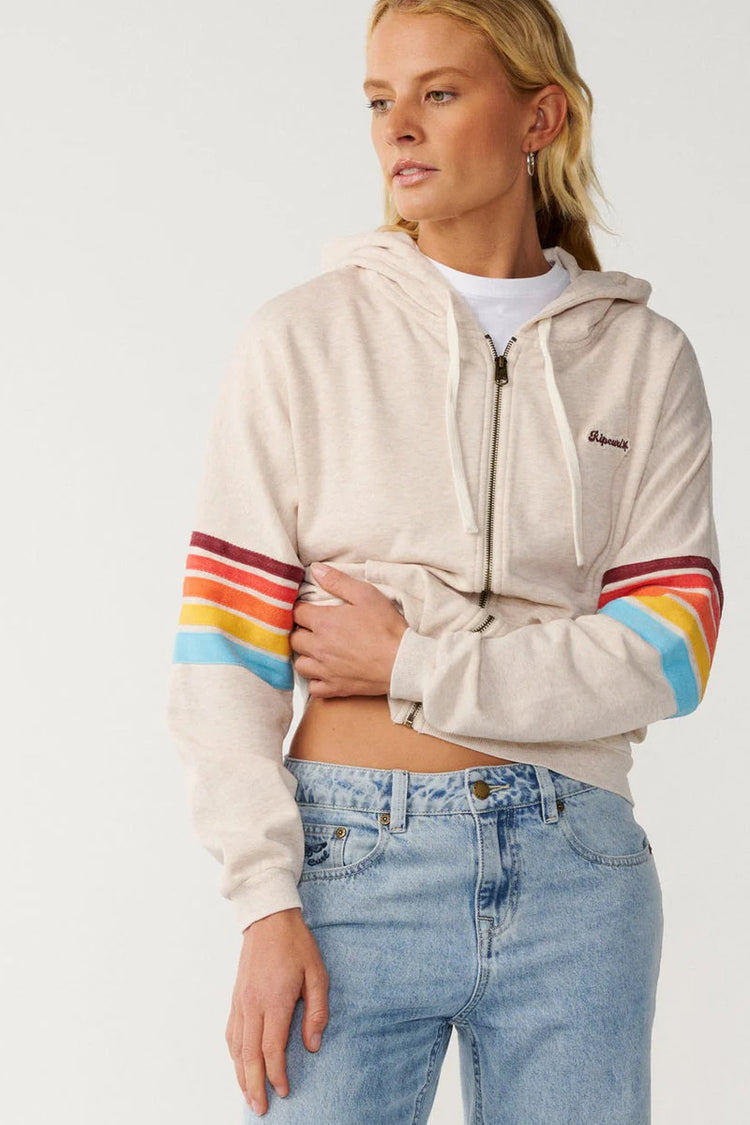 Surf Revival Relaxed Zip Hoodie - OTM
