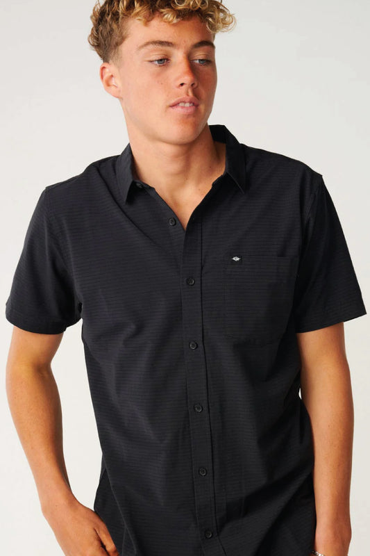 Surf Tech Short Sleeve Shirt - BLK