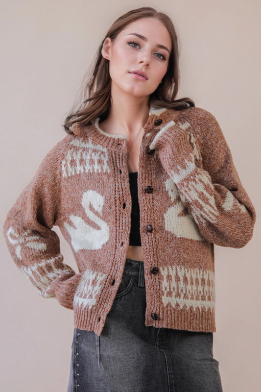 Swan Cardigan - MOC