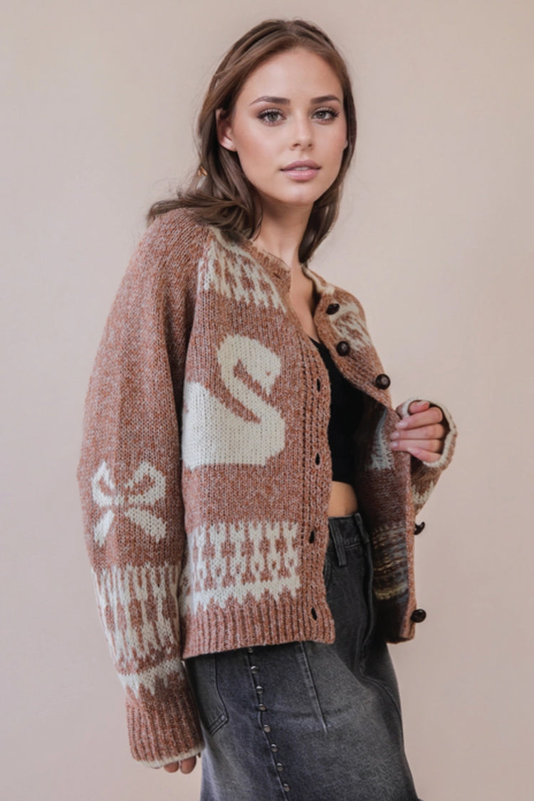 Swan Cardigan - MOC