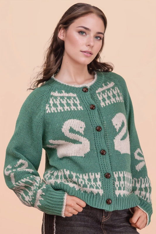Swan Cardigan - SAG