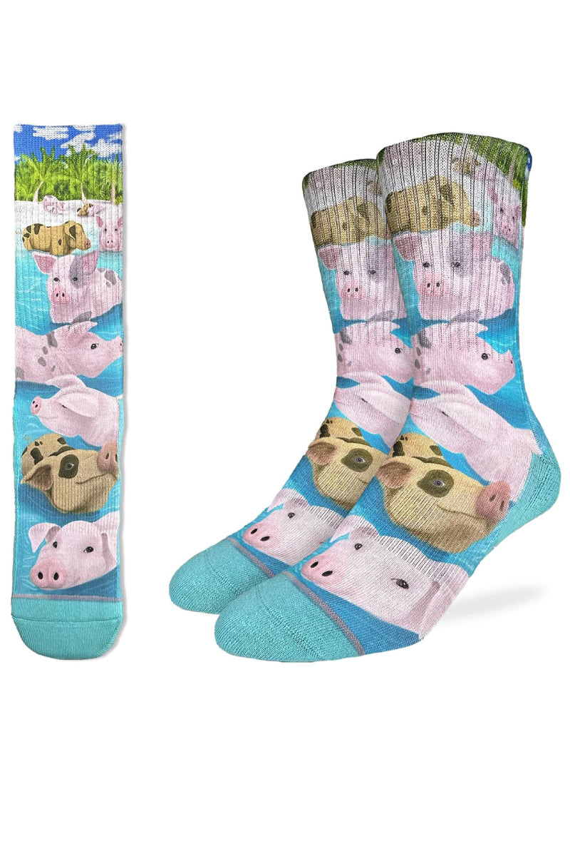 Swimming Pigs Sock
