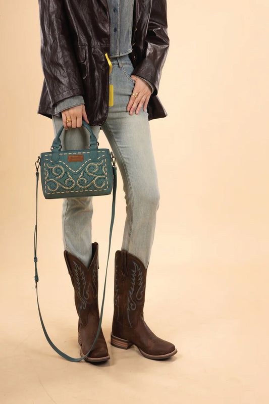 Swirl Mini Satchel - TUR