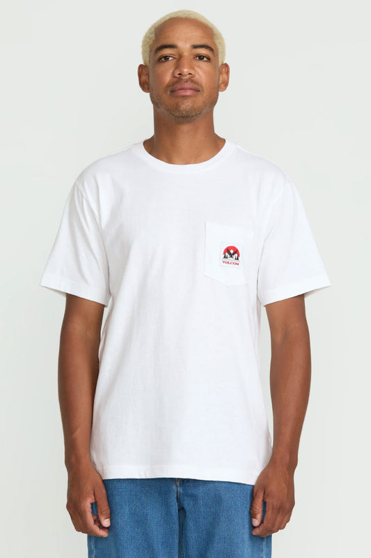 Talons Pocket Tee - White