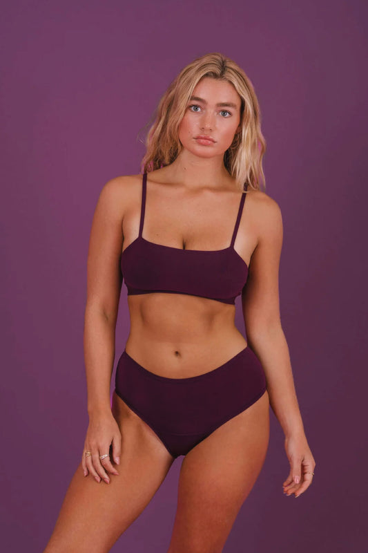 Tata Bralette - Plum - PLM