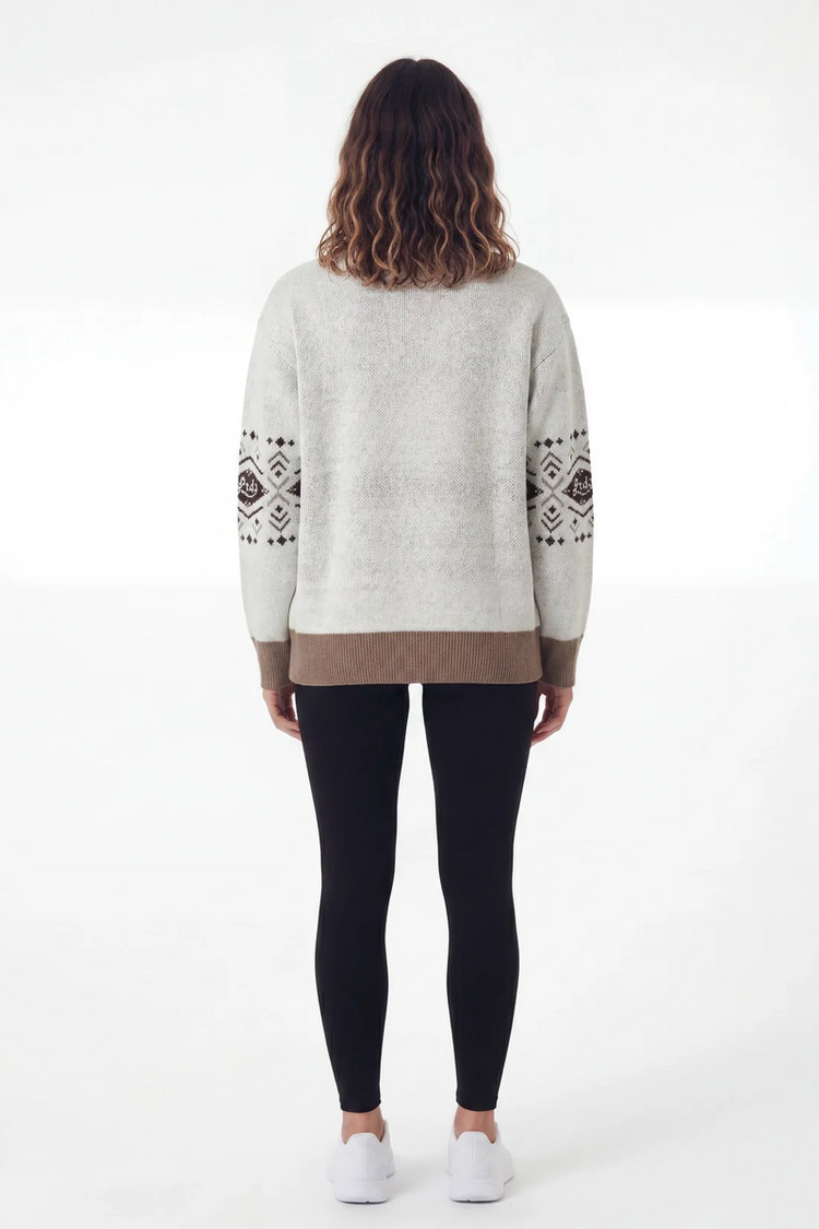 Northern Bull Knit Sweater - CRM