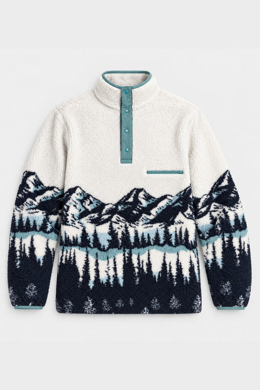 Peaks Sherpa Pullover - NVY