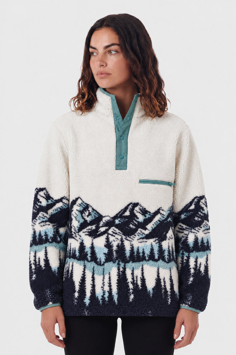 Peaks Sherpa Pullover - NVY