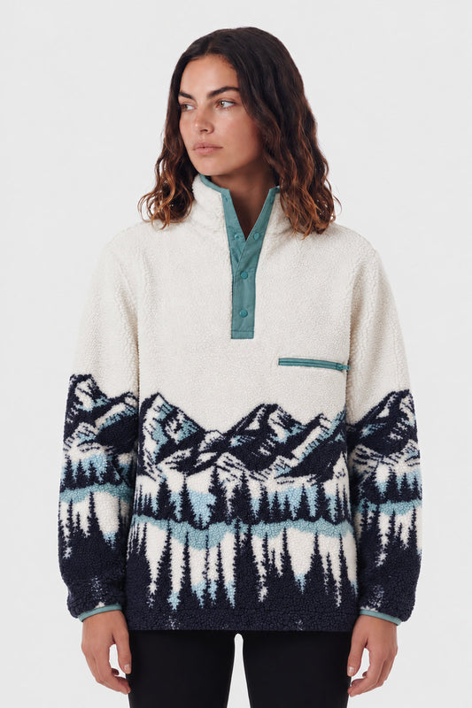Peaks Sherpa Pullover - NVY