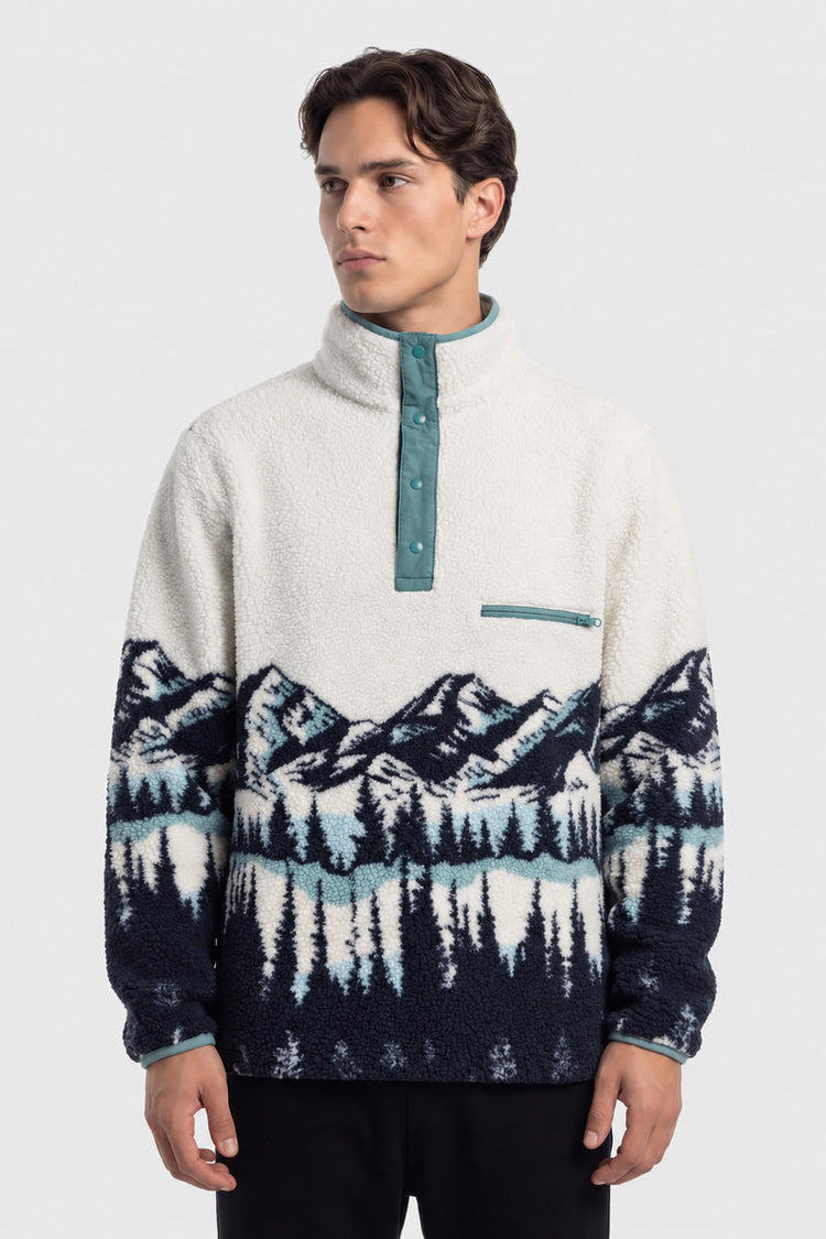 Peaks Sherpa Pullover - NVY