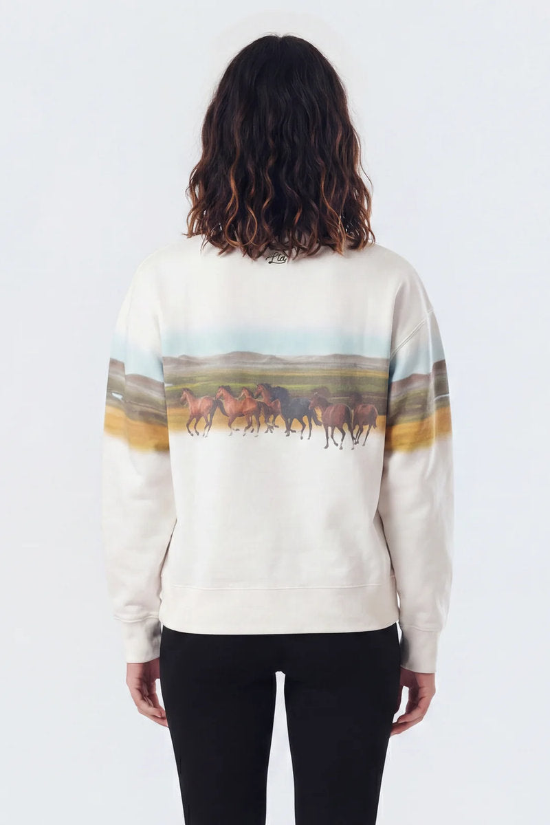 Run Wild Crewneck - WHT