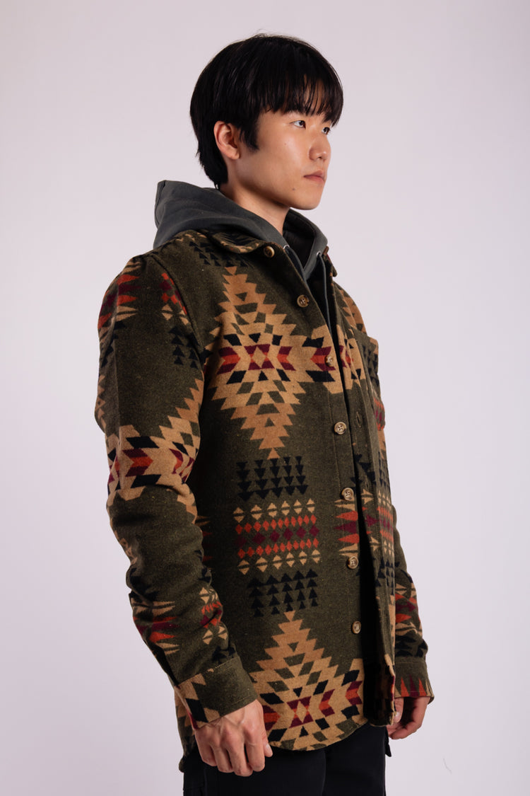Trail Aztec Overshirt - MOS