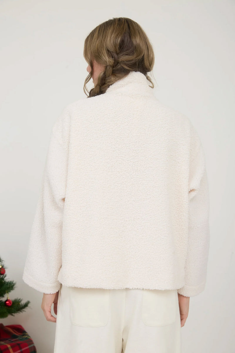 Teddy Denim Zip-Up Jacket - DNM